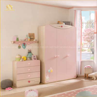 tủ quần áo cho bé gái
