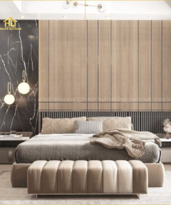 Giường Nhựa Vân Gỗ