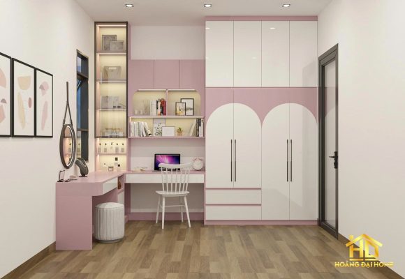 Thiết Kế Tủ Quần Áo Bé