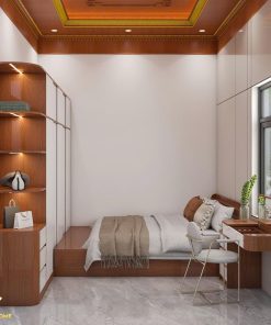 Phòng Ngủ Màu Be Nhựa Cao Cấp