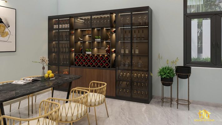 Tủ Bếp Màu Xanh Nhựa Cao Cấp
