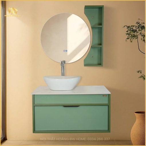 Tủ Lavabo Gương Tròn
