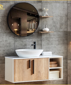 Tủ Lavabo Gương Tròn