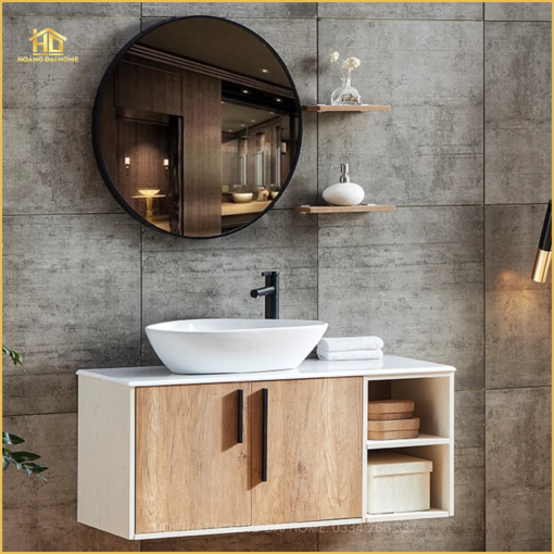 Tủ Lavabo Gương Tròn