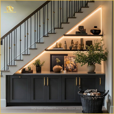 Thiết kế tủ cầu thang BMT