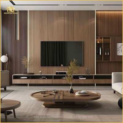 Thiết Kế Kệ Tivi Phòng Khách