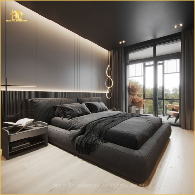 Thiết Kế Phòng Ngủ Tone Màu Đen Trắng