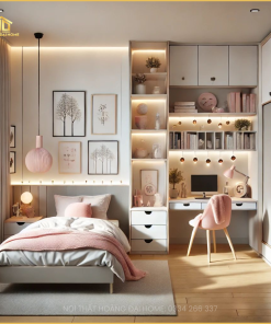 Thiết Kế Phòng Ngủ Bé Gái