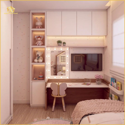 Thiết Kế Phòng Ngủ Bé Gái