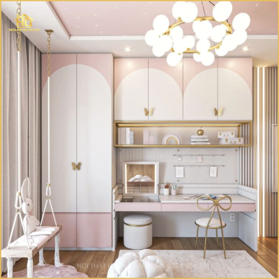 Thiết Kế Phòng Ngủ Bé Gái