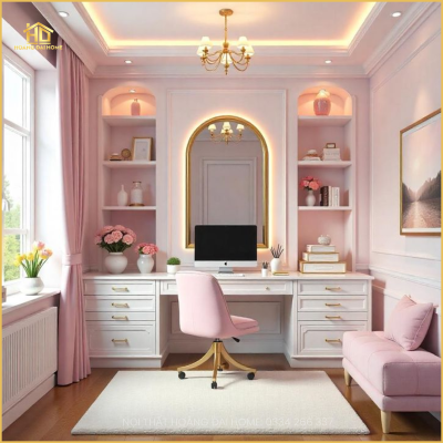 Thiết Kế Phòng Ngủ Bé Gái