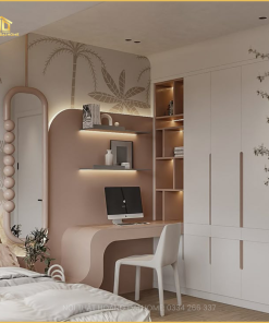 Phòng ngủ bé gái hiện đại