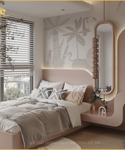 Phòng ngủ bé gái hiện đại