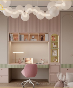 Phòng ngủ bé gái hiện đại