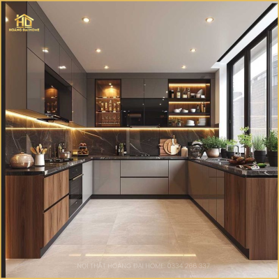 Thiết kế tủ bếp Bmt