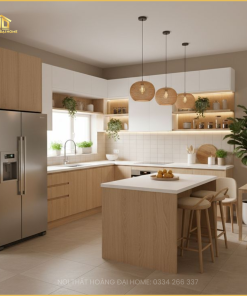 Tủ Bếp Gỗ MDF BMT