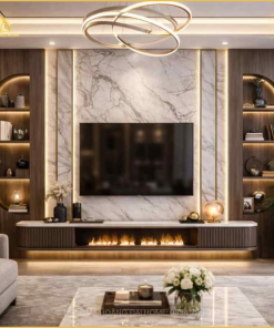 Thi công nội thất phòng khách Đắk Lắk