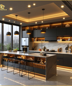 Thiết kế phòng bếp Luxury