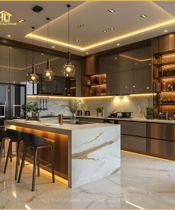 Thiết kế phòng bếp Luxury