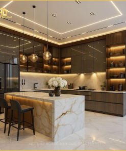 Thiết kế phòng bếp luxury bmt